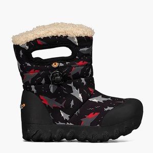 Bogs B-Moc Boots - toddler rain/snow boots - sharks